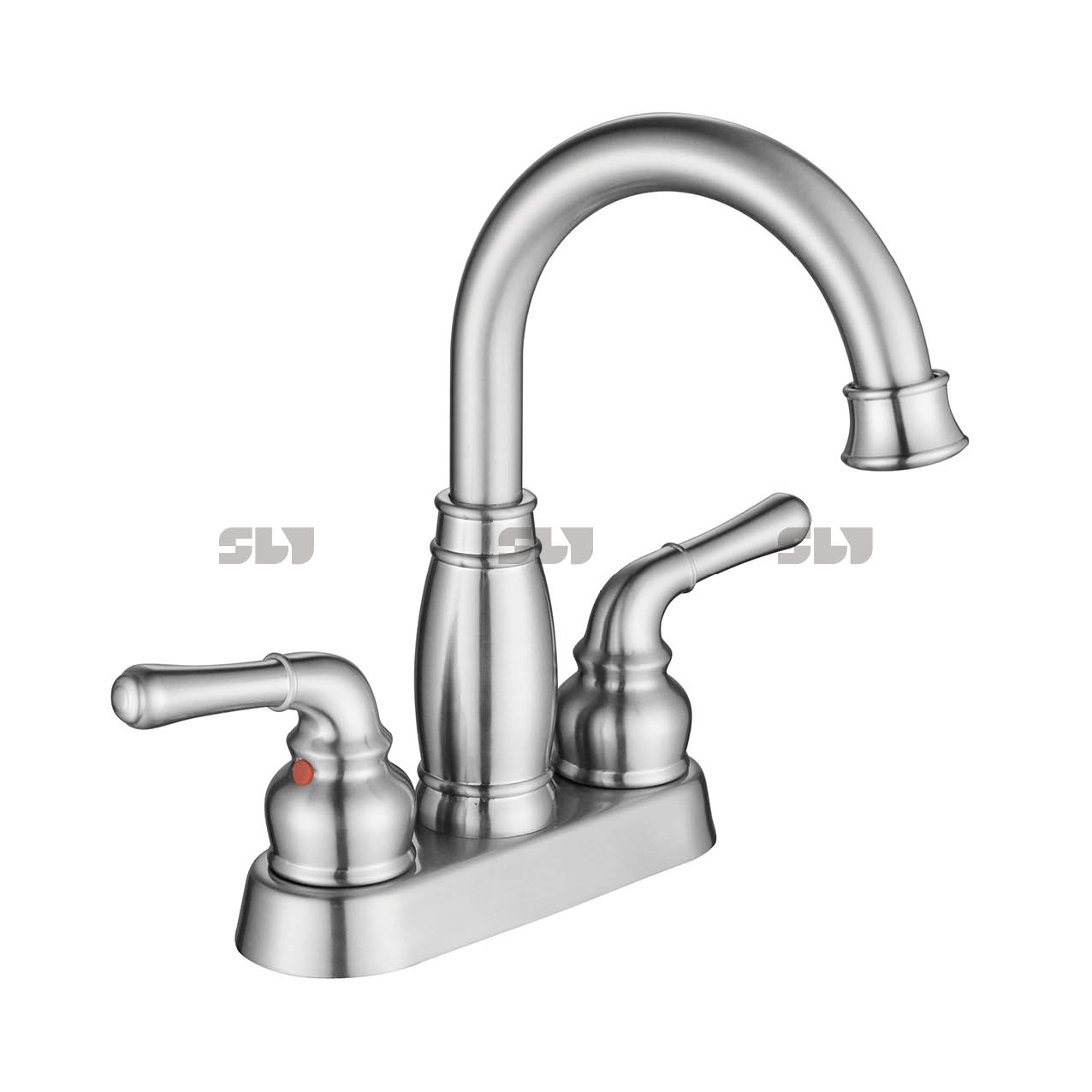 Sly Two Handle Centerset Wash Mixer Torneira Pia de banheiro Torneira lavatória 