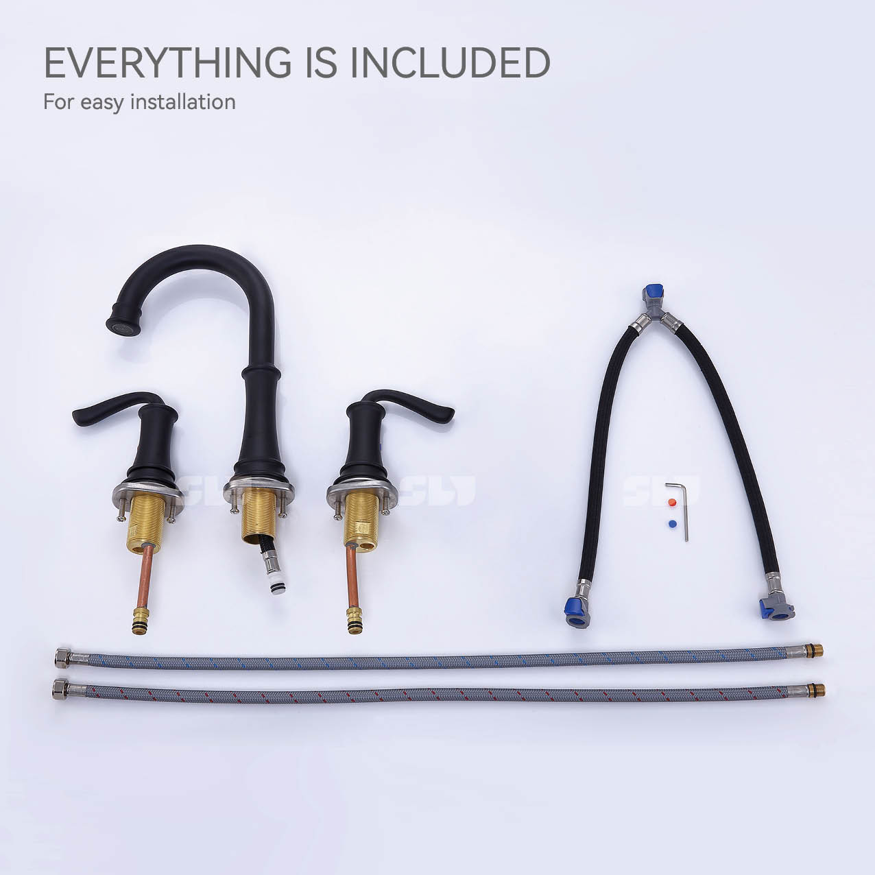 torneira de banheiro de lat&atilde;o escovado