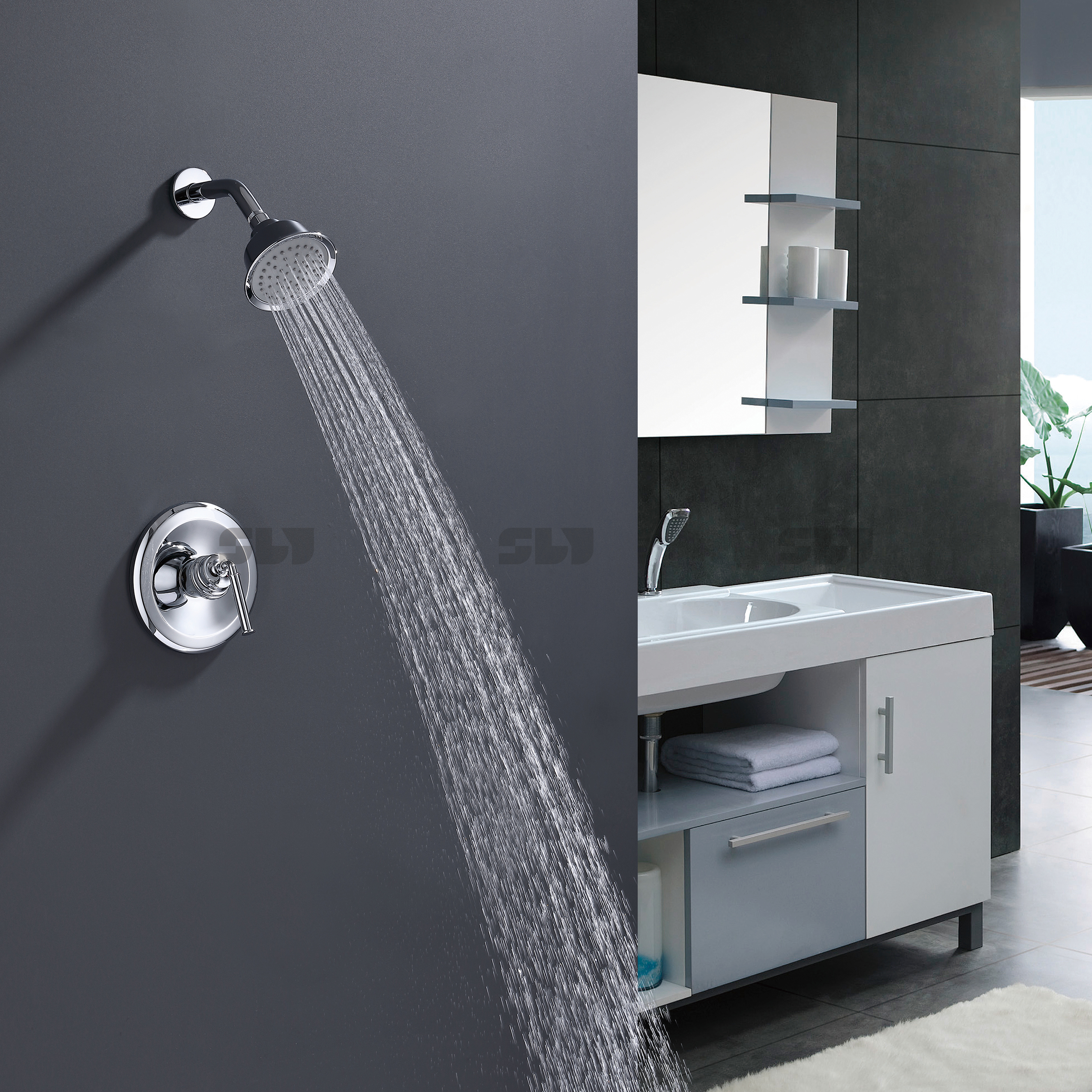 torneiras de chuveiro escondidas