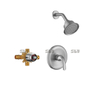 Conjunto de torneira de chuveiro astíssimos Conjunto de mistura de sistema de montagem de parede Brass
