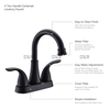 Sly Kaiping Factory por atacado Double Handle Wash Basin Torneira