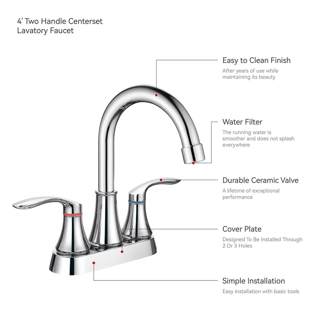 Sly Chrome Hot Sale Hot Mixer Mixer Sink Banheiro Torneiras
