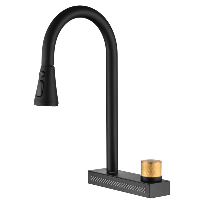 Sly Matte Black Pull Out Kitchen Torneira