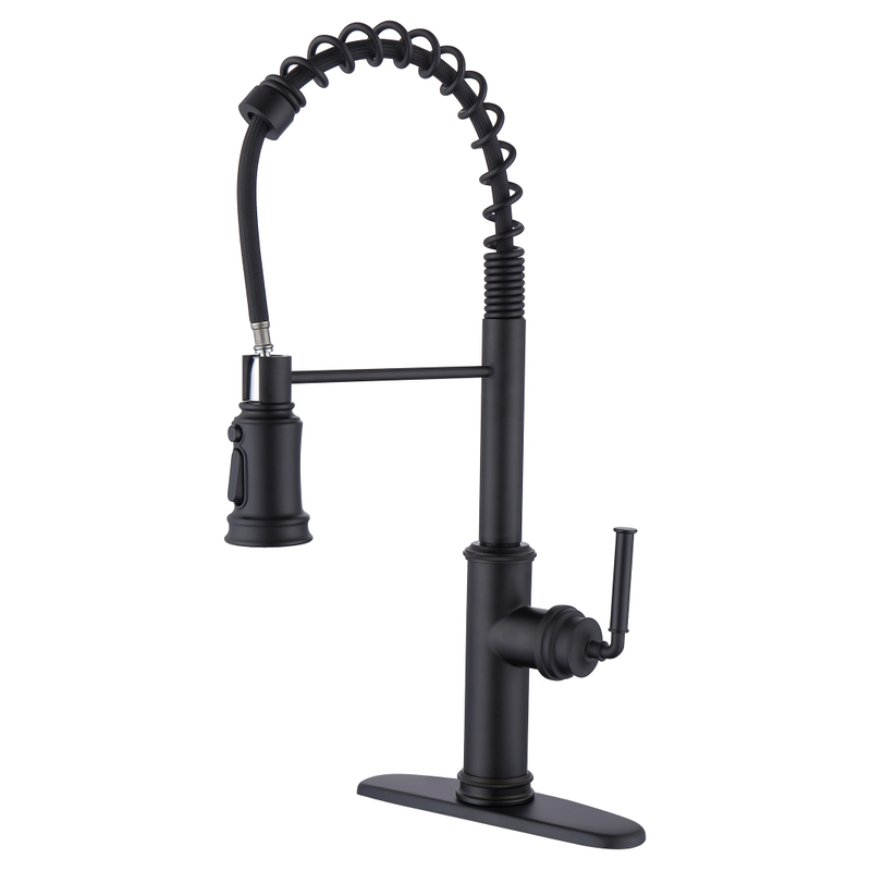 Sly Matte Black Unique NOVE Design Single Handled Kitchen Torneira