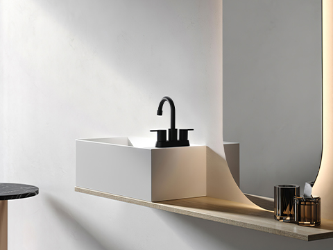 torneira de n&iacute;quel escovado 