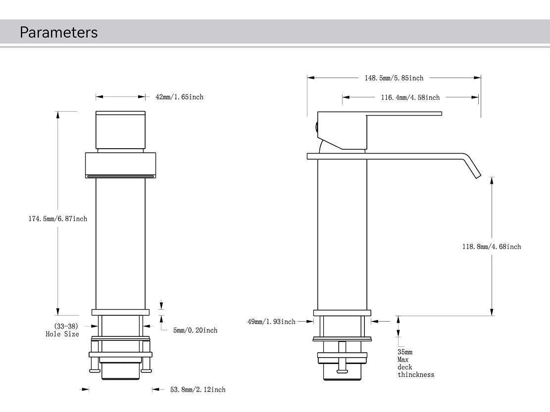 torneiras pretas para o banheiro