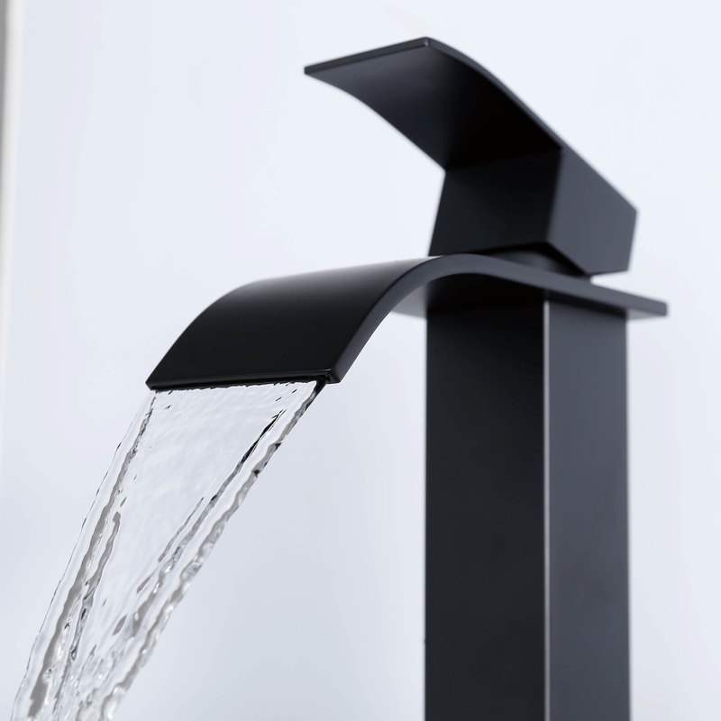 Bacia de banheiro preto de fábrica astuta torneiras para uso em hotéis