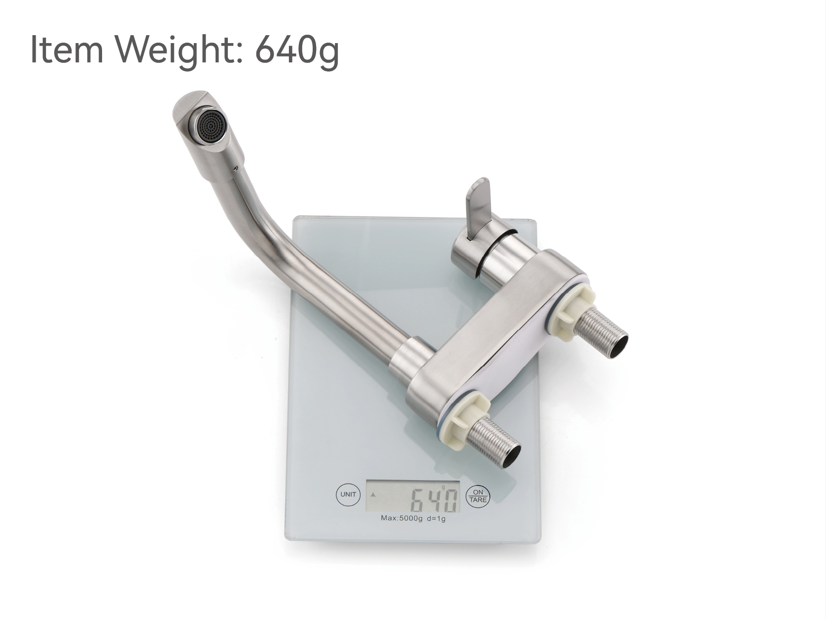 torneira de banheiro de n&iacute;quel polido