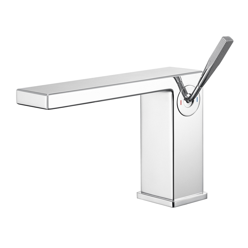 Sly Brass Chrome mais vendida com alça única de latão quente e fria torneira de banheiro