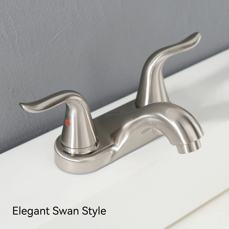 Two Handle Bathroom Banheiro Luxo Brass cromo de 4 polegadas Torneira Melhor Torneira 