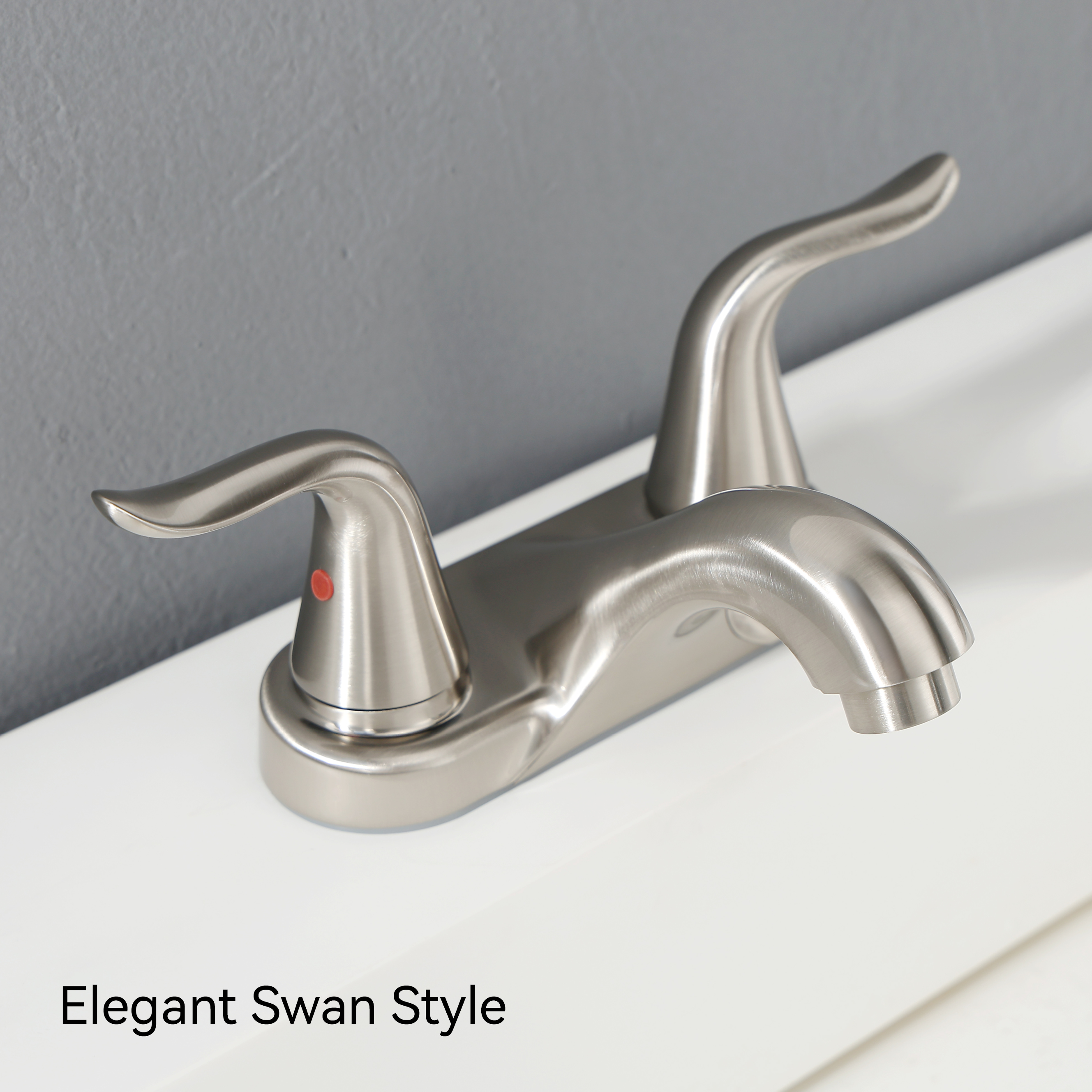 Two Handle Bathroom Banheiro Luxo Brass cromo de 4 polegadas Torneira Melhor Torneira 