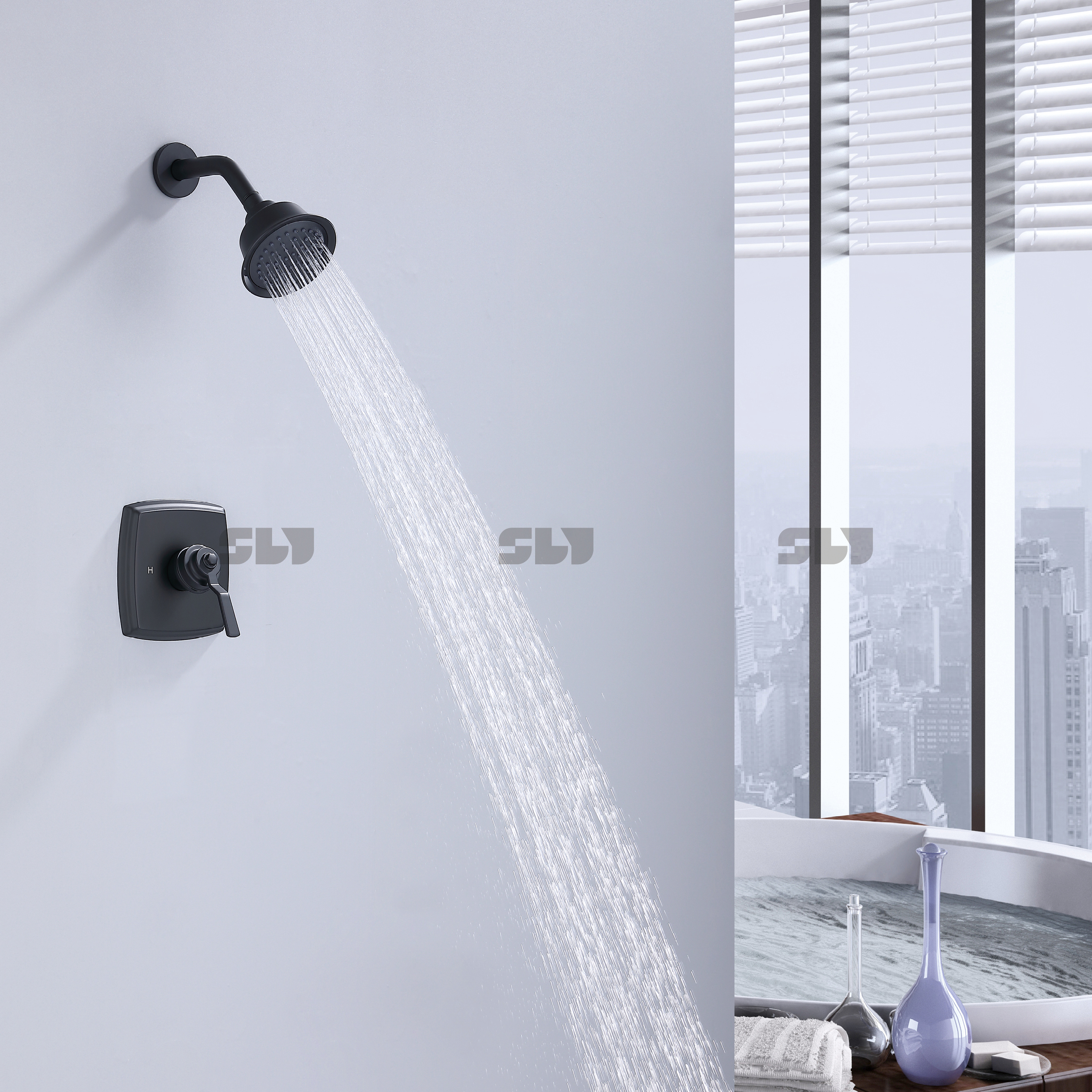 conjuntos de chuveiro de banheiro