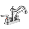 Sly Brass Chrome Centerset Conterset Solid Conterset Banheiro Torneira retirar as torneiras