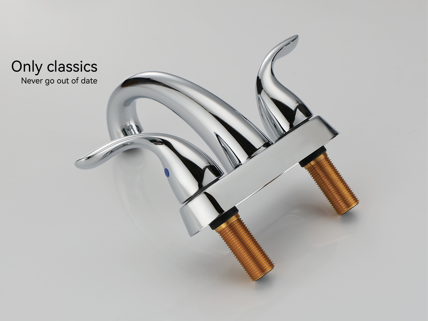 torneira de banheiro de bronze