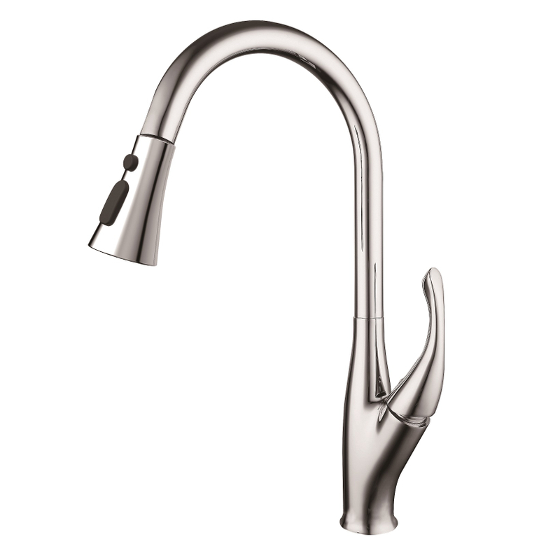 Torneira de cozinha de arco de arco de arco alto de arco alto de Chrome Sly