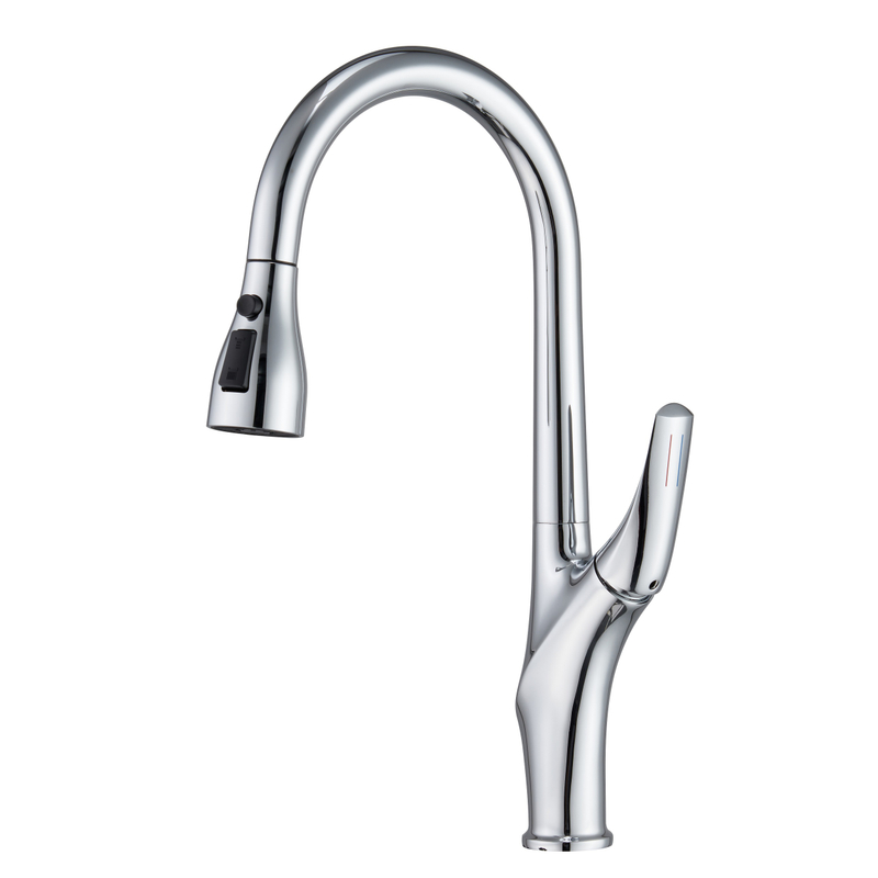 Metal de pistola escovada ascastada mais barata venda quente maçaneta de cozinha de cozinha puxada para baixo