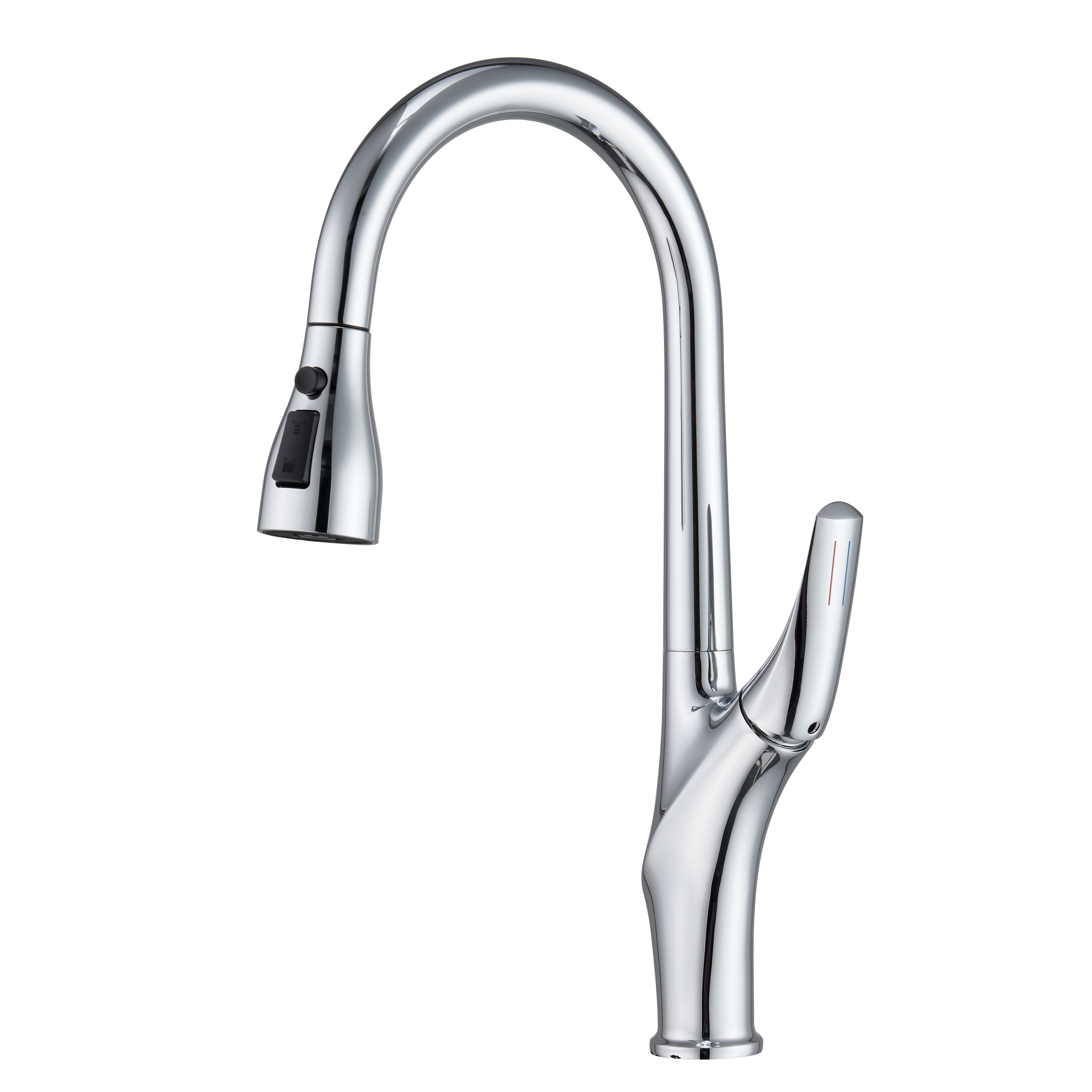 Metal de pistola escovada ascastada mais barata venda quente maçaneta de cozinha de cozinha puxada para baixo