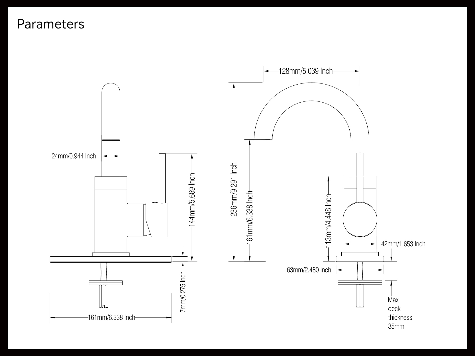 banheiro com torneira &uacute;nica