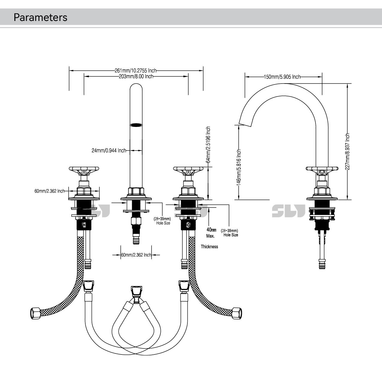 torneiras de banheiro generalizadas