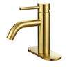 2022 Bacia Americana de Sly Americana UPC Gold Hole Unbored Brass Tap Taps Taps Mixer Torneiras 