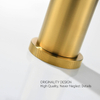 Sly Kaiping Matte Black and Gold Single Handle Basin Torneiras