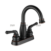 Sly Two Handle Centerset Wash Mixer Torneira Pia de banheiro Torneira lavatória 