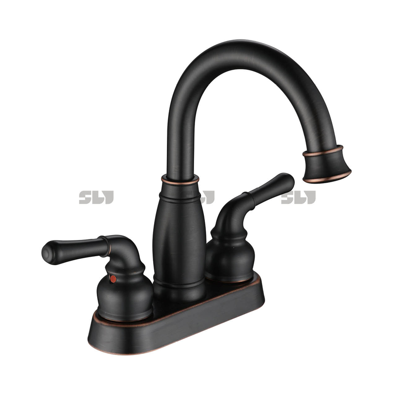 Sly Two Handle Centerset Wash Mixer Torneira Pia de banheiro Torneira lavatória 
