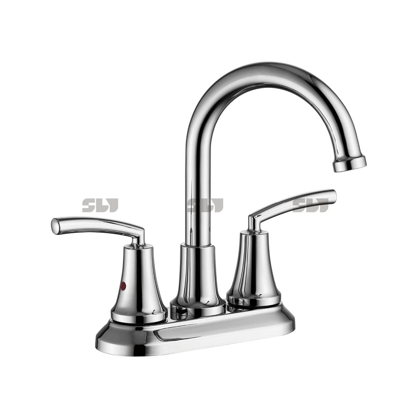 Sly New Design Design Chrome 4 polegadas Torneira Baça Bather Banheiro Mistor de Água Tap Tap Torneira de Lavagem Montada de Lavagem 