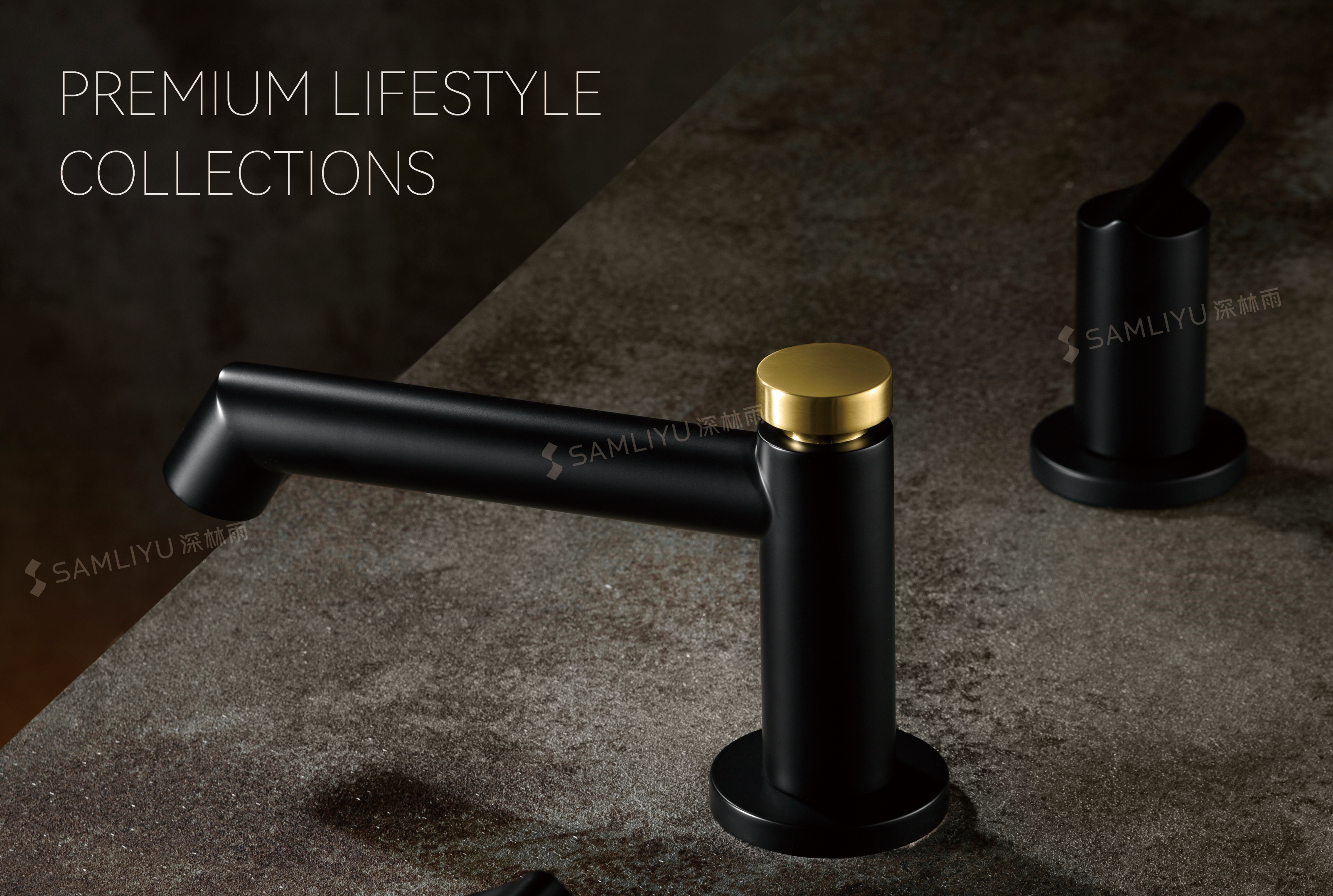 torneira de banheiro preta