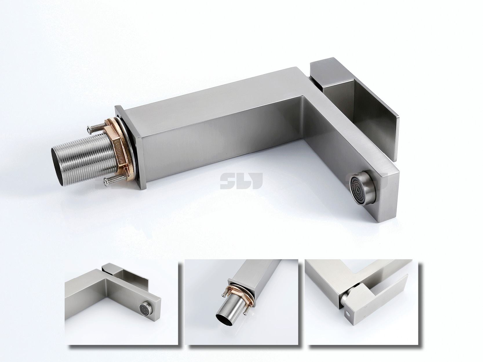 torneira de n&iacute;quel escovado