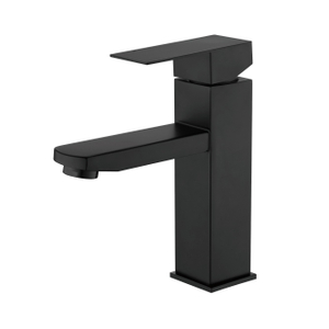 Torneiras de alavanca única de banheiro com desconto preto fosco preto fosco