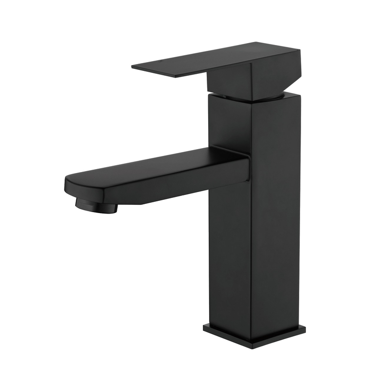 Torneiras de alavanca única de banheiro com desconto preto fosco preto fosco