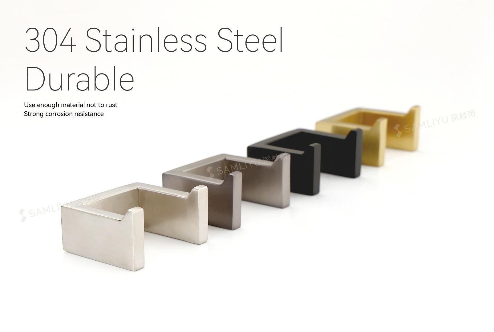 Gancho de toalha de a&ccedil;o inoxid&aacute;vel 304