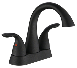 Misturador de bacia preto fosco de latão astíssimos
