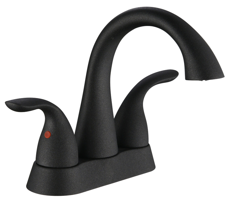 Misturador de bacia preto fosco de latão astíssimos