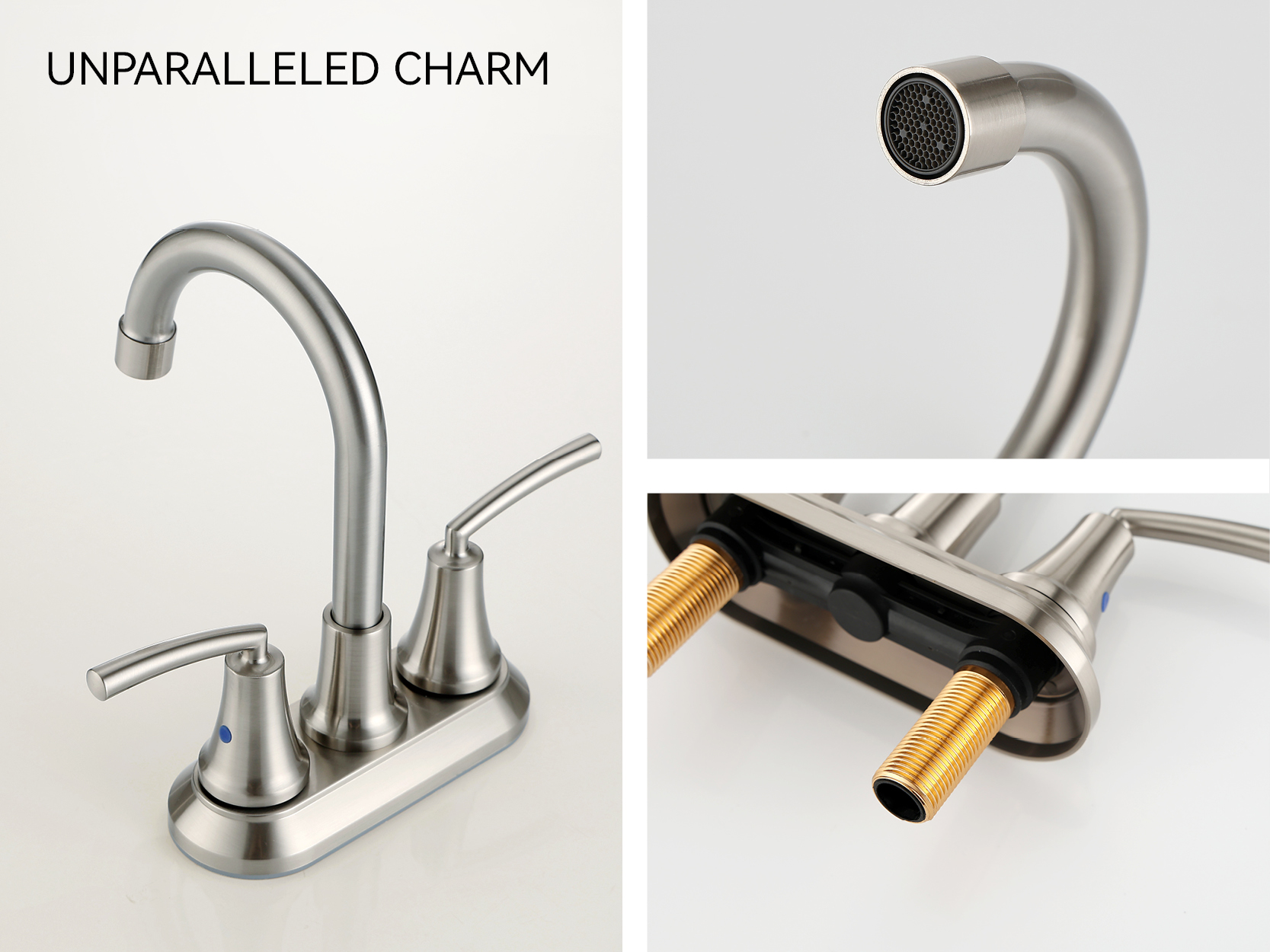 torneiras de banheiro cromadas