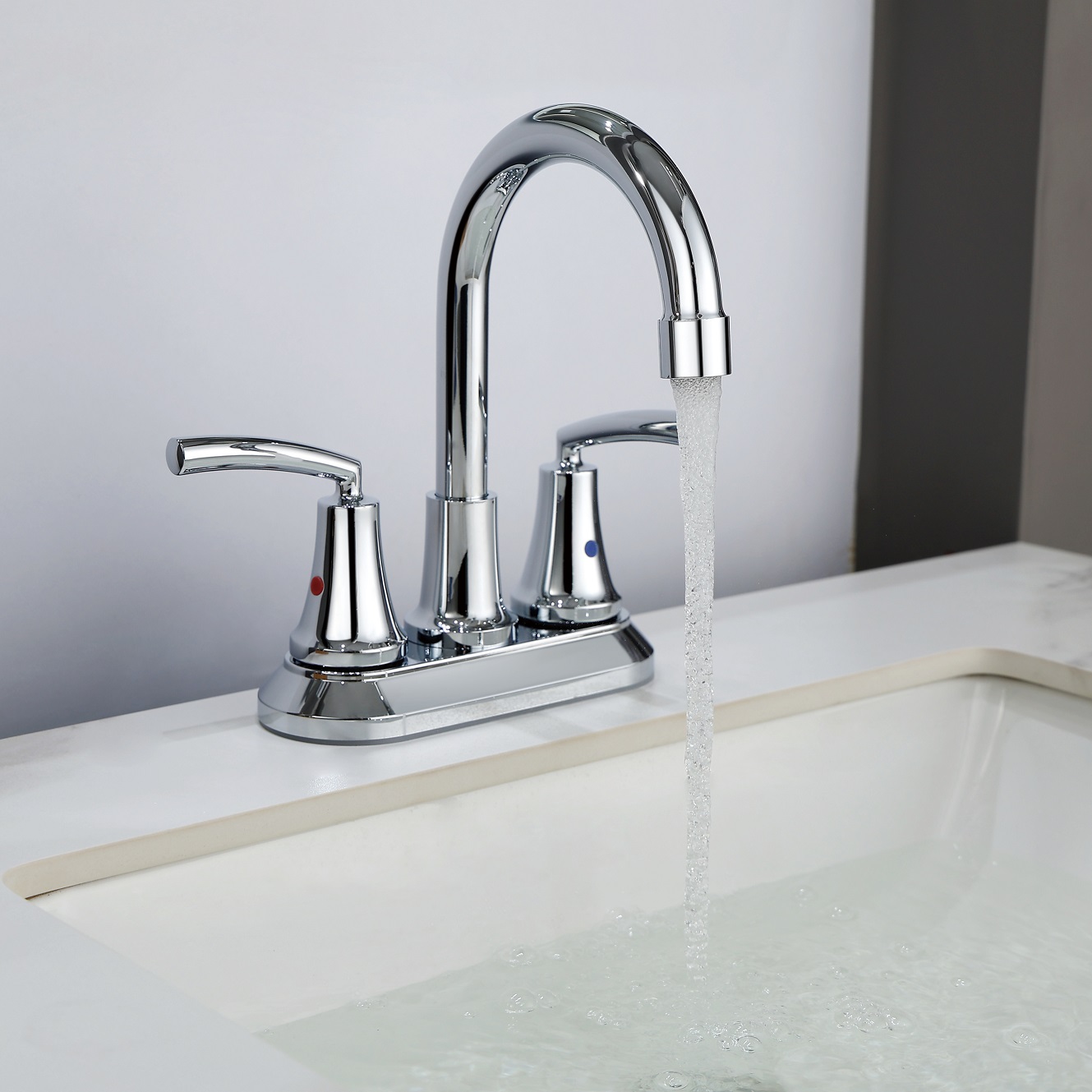 Torneira de banheiro preto fosco de zinco para Bathtub Taps Basin Mixer