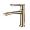 Sly Brass Matte Black Smart Home Basin Tap Brass Banheiro Torneira com alça e orifício único
