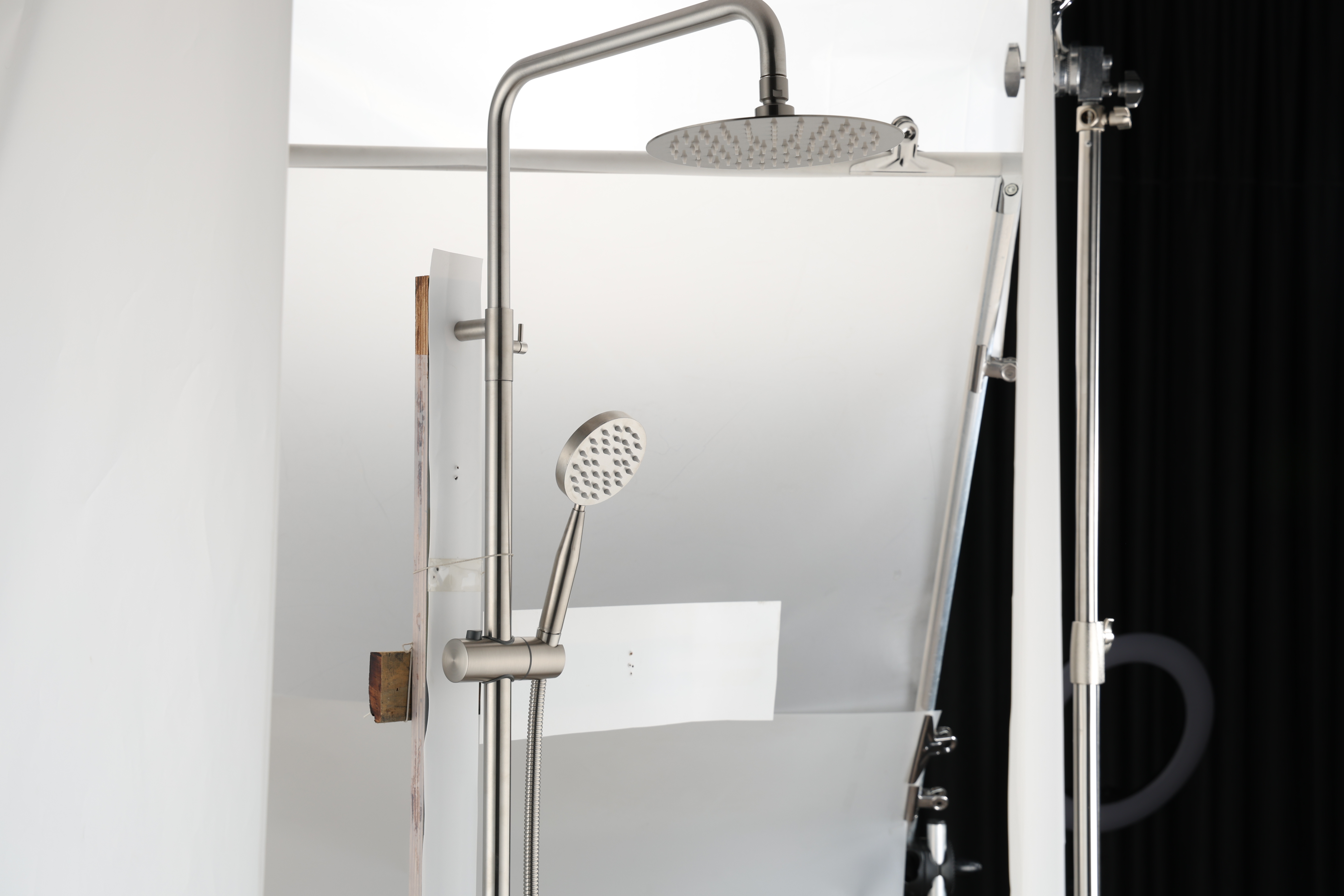 Sistema de chuva de chuva Samliyu Conjunto 2 Função Aço inoxidável 304 SS Banheiro coluna de 2 vias Mistureira Torpes de água de chuveiro Modernos acessórios sanitários