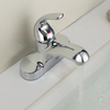 Samliyu Chrome Bathin Taucet Tap Mixer Hot Cold Basin Tap Tap Bath and Shower Brethroom