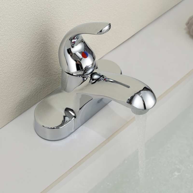Samliyu Chrome Bathin Taucet Tap Mixer Hot Cold Basin Tap Tap Bath and Shower Brethroom