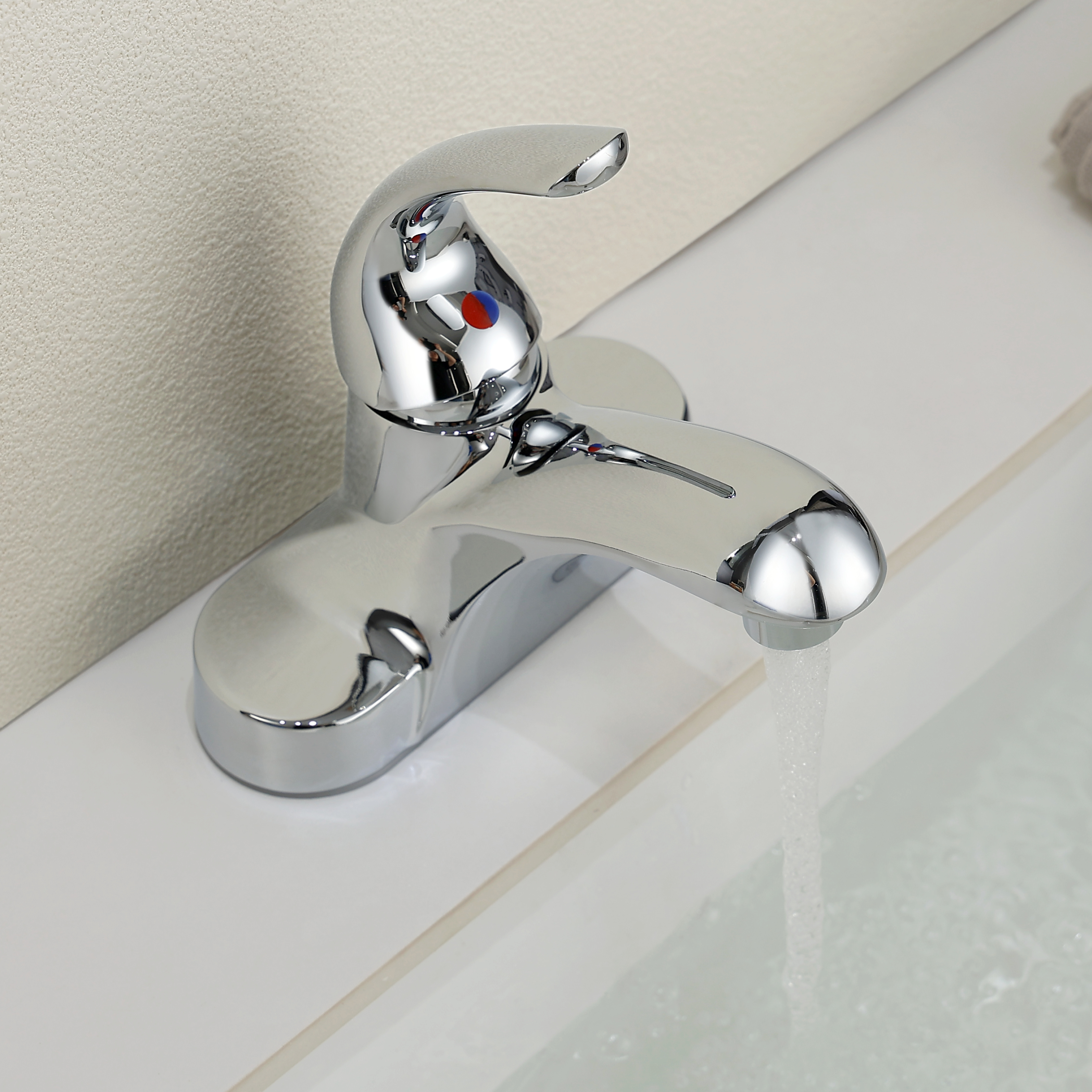 Samliyu Chrome Bathin Taucet Tap Mixer Hot Cold Basin Tap Tap Bath and Shower Brethroom