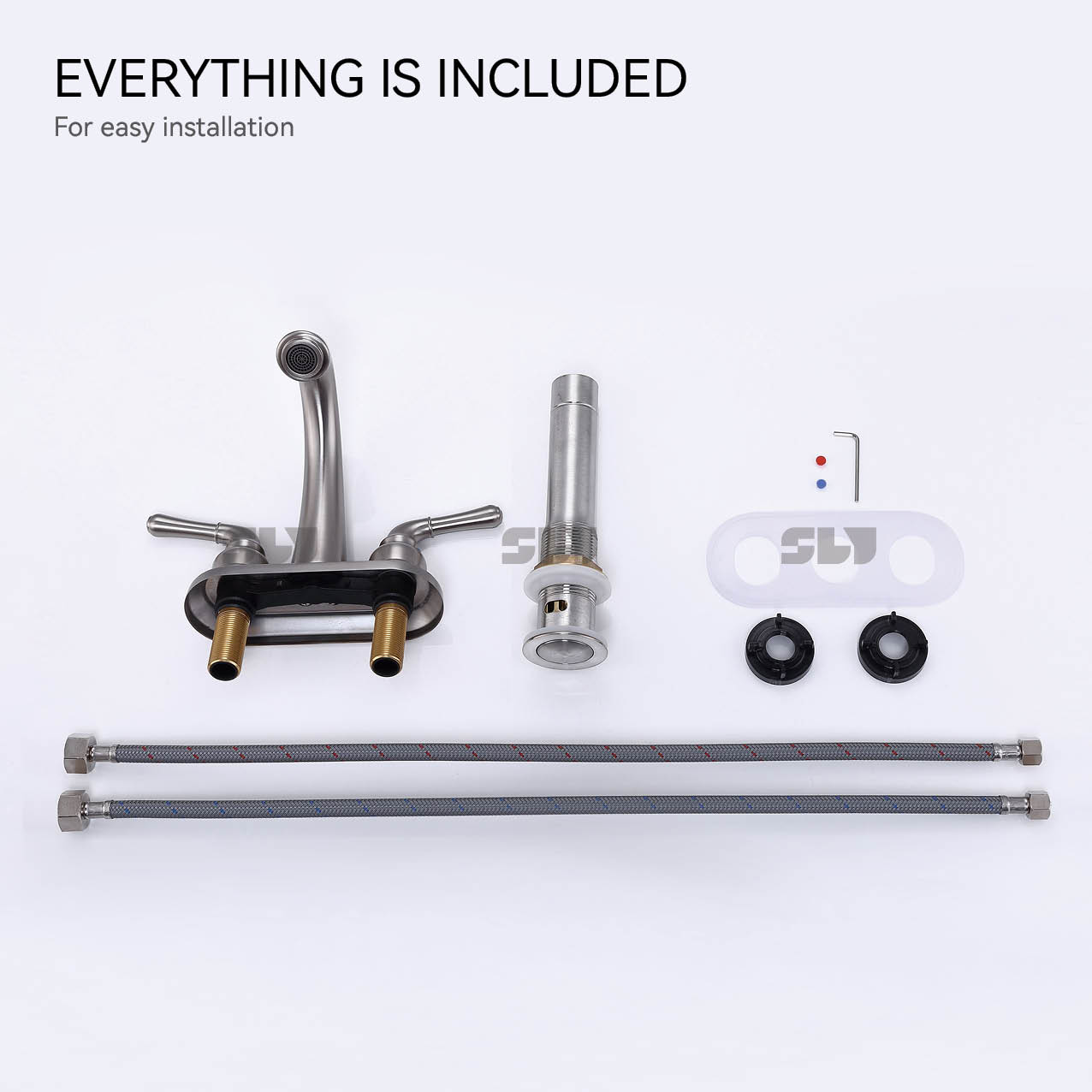 torneira de banheiro cromada