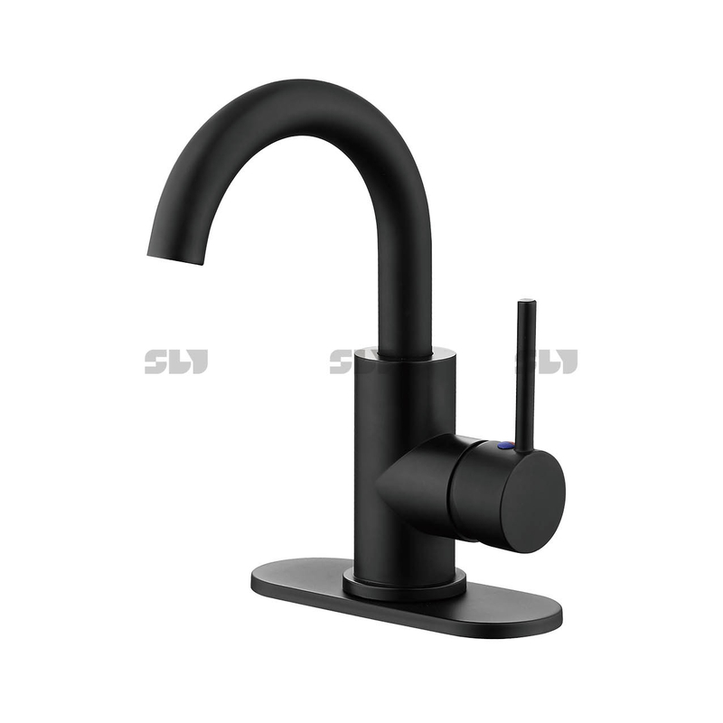 Torneira de banheiro de aço inoxidável moderno e moderno