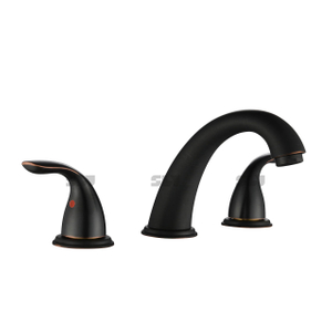 Fabricante de sely por atacado de 8 polegadas de torneira de bacia generalizada 2 alças de 3 orifícios Mixer Mistured Mixer Tap Brass Bathin Faucet