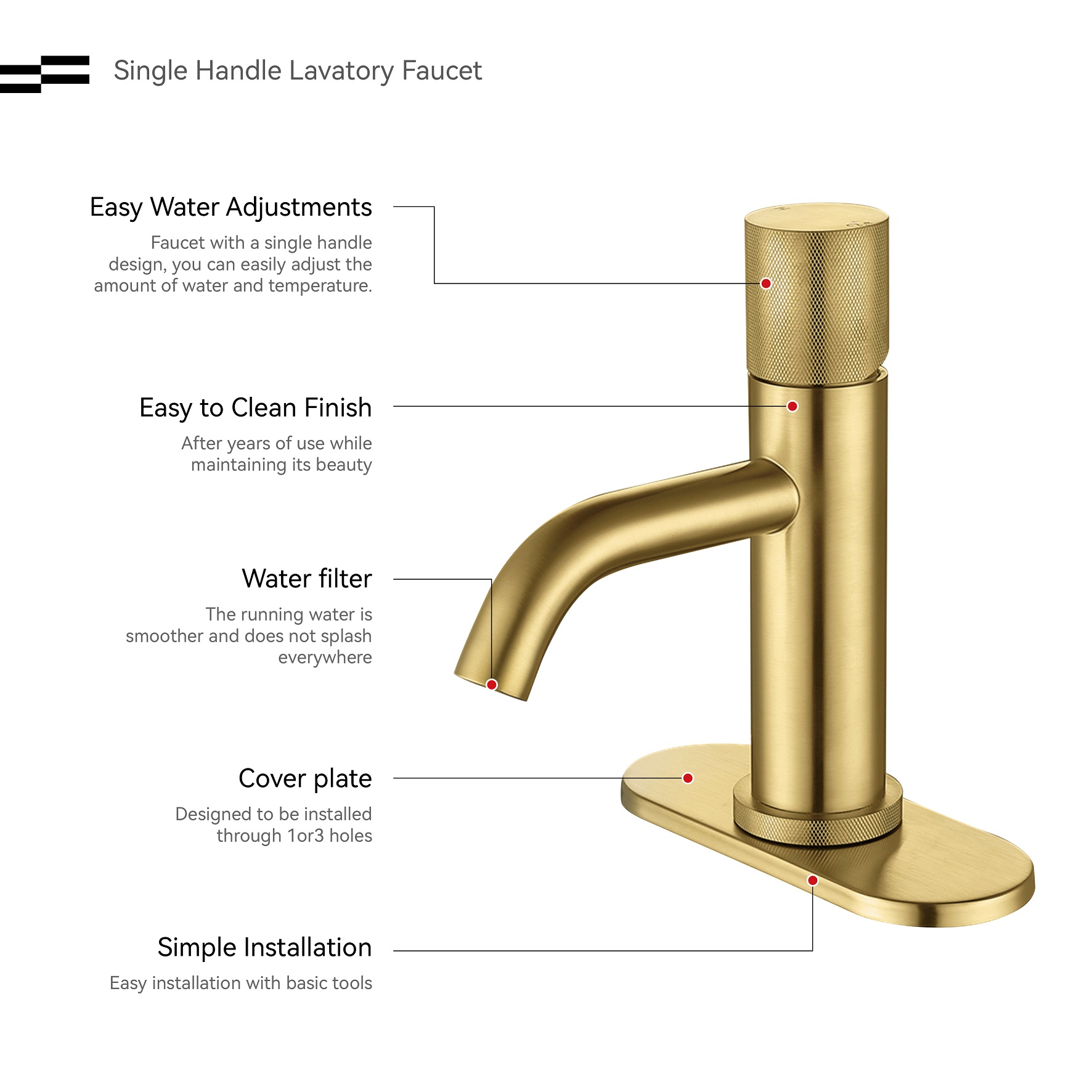 torneira de banheiro de al&ccedil;a &uacute;nica