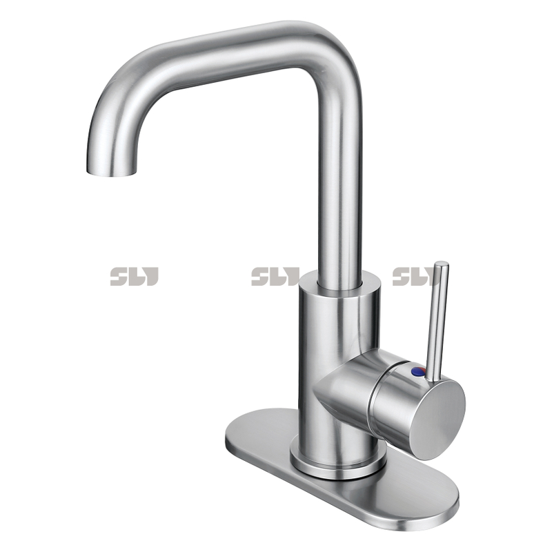 Sly Kaiping One Handle Banheiro Centet Centet Torneira de aço inoxidável Torneiras de banheiro único 