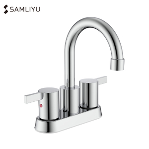 Manuja dupla astuta 4 polegadas Center Hot/Cold Conjunto de vaso sanitário Torneira