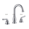 Sly Two Handle Torneira 3 orifícios Bacia de torneira de torneira generalizada