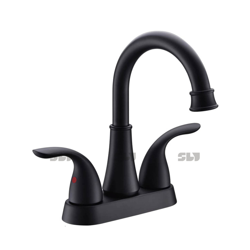 Torneiras de bacia padrão -americanas de Sly dois manipulam torneira de aço inoxidável cromo 
